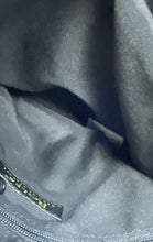 Load image into Gallery viewer, Rolfs Womens Black Leather Beaded Embroidery Inner Pocket Crossbody Handbag