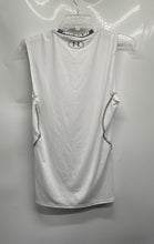 Load image into Gallery viewer, Under Armour Mens White Sleeveless Crew Neck Pullover Tank Top Size Medium