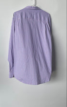 Load image into Gallery viewer, Chaps Mens Purple Plaid Long Sleeve Collared Performance Button-Up Shirt Size XL