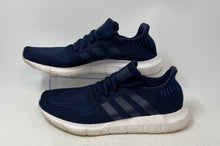 Load image into Gallery viewer, Adidas Mens Swift Run B37727 Navy Blue White Lace-Up Sneaker Shoes Size 10