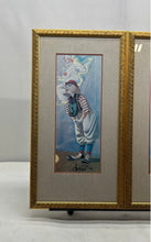 Load image into Gallery viewer, Set Of Two Pcs Framed And Signed The Clowns Art Prints By Chuck Oberstein