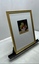 Load image into Gallery viewer, Bowl Filled With Red And Yellow Fruits Wall Decor Art Print Signed By Som Framed