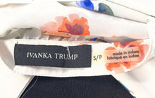 Load image into Gallery viewer, Ivanka Trump Womens White Floral Short Sleeve V-Neck Pullover Blouse Top Size S