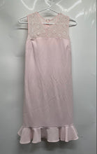 Load image into Gallery viewer, Karl Lagerfeld Paris Womens Pink Sleeveless Flounce Hem Back Zip Mini Dress Sz S
