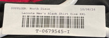 Load image into Gallery viewer, Lacoste Mens Black Cotton Short Sleeve Regular Fit Pullover T-Shirt Size XXL