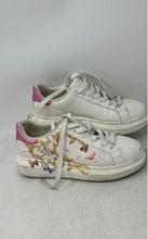 Load image into Gallery viewer, Aldo Womens Eloria White Pink Low Top Lace-Up Sneaker Shoes Size 8