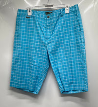 Load image into Gallery viewer, Lauren Ralph Lauren Active Womens Blue White Check Bermuda Shorts Size 12