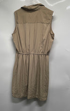Load image into Gallery viewer, Alfani Womens Brown Sleeveless Button Front Collared Shift Dress Size 14