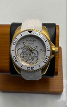 Load image into Gallery viewer, Authentic Invicta Women's Angel White Silicone Gold-Tone Crystal Watch