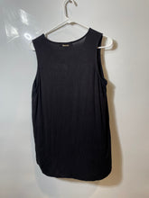 Load image into Gallery viewer, Michael Kors Womens Black Sleeveless V-Neck High-Low Hem Tank Top Size Large