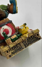Load image into Gallery viewer, Enesco Moose Creek Crossing Here's To Basic Animal Behavior Figurine