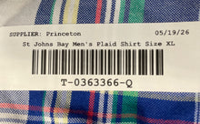 Load image into Gallery viewer, St. John's Bay Mens Multicolor Plaid Short Sleeve Button-Up Shirt Size XL