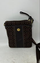 Load image into Gallery viewer, Coach Womens Sutton Brown Monogram Adjustable Strap Zipper Crossbody Bag