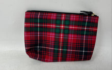 Load image into Gallery viewer, Victoria's Secret Womens Red Green Plaid Card Holder Zipper Pouch Wallet