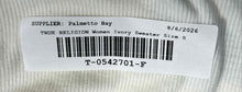 Load image into Gallery viewer, True Religion Womens Ivory Ribbed Knit Long Sleeve V-Neck Cropped Top Size Small
