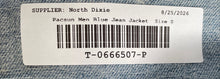 Load image into Gallery viewer, Pacsun Mens Blue Long Sleeve Button Front Denim Jean Jacket Size Small
