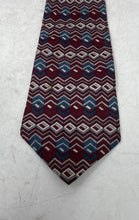 Load image into Gallery viewer, Stafford Mens Multicolor Geometric Silk Adjustable Pointed Tie One Size