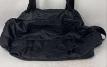 Load image into Gallery viewer, Steve Madden Womens Black White Detachable Strap Double Handle Duffle Bag