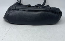 Load image into Gallery viewer, Michael Kors Womens East West Black Pebbled Leather Ring Shoulder Tote Bag