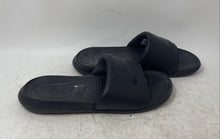 Load image into Gallery viewer, Nike Mens Victori One Black Open Toe Slip-On Flat Slide Sandals Size 9