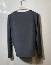 Load image into Gallery viewer, Banana Republic Womens Blue White Printed Long Sleeve Wrap Blouse Top Size XS