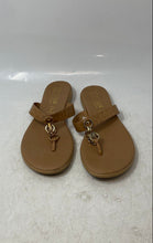 Load image into Gallery viewer, Italian Shoemakers Womens Brown Open-Toe Slip-On Flat Thong Sandals Size 9