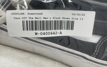Load image into Gallery viewer, Vans Mens Off The Wall 500714 Black Lace-Up Low Top Sneaker Shoes Size 13