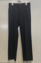 Load image into Gallery viewer, Michael Kors Womens Black Stretch Flat Front Wide-Leg Dress Pants Size 8