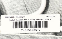 Load image into Gallery viewer, Polo Ralph Lauren Mens Gray Cotton Long Sleeve Sleepwear Pajama Top Size Medium