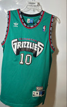 Load image into Gallery viewer, Adidas Mens Green Vancouver Grizzlies Mike Bibby #10 NBA Basketball Jersey Sz M