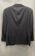 Load image into Gallery viewer, Donald J. Trump Mens Gray Striped Single-Breasted Three Button Blazer No Size