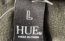 Load image into Gallery viewer, HUE Womens Black Faux Leather Elastic Waistband Drawstring Jogger Pants Size L