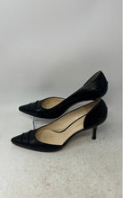 Load image into Gallery viewer, Etienne Aigner Womens Black Leather Slip-On Pointed Toe D'Orsay Heels Size 10