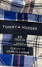 Load image into Gallery viewer, Tommy Hilfiger Mens Blue Printed Collared Button-Up Shirt Size XXL