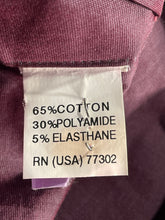 Load image into Gallery viewer, Zara Mens Burgundy Collared Long-Sleeve Slim-Fit Button-Up Shirt Size Large