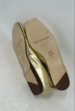 Load image into Gallery viewer, Enzo Angiolini Womens Liberty Gold Tone Leather Slip-On Loafer Shoes Size 9M