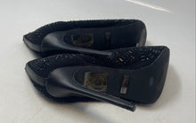 Load image into Gallery viewer, Lauren Lorraine Womens Black Rhinestone Pointed Toe Pull-On Ankle Booties Sz 8.5