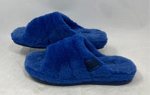Load image into Gallery viewer, Ugg Mens Fluff You 1117473 Blue Open Toe Slip-On Flat Slide Slippers Size 11
