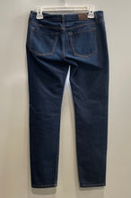Load image into Gallery viewer, Banana Republic Womens Blue Denim Dark Wash Stretch Skinny Leg Jeans Size 28