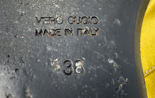 Load image into Gallery viewer, Jeffrey Womens Gold Leather Round Toe Slip-On Ballet Flats Size 38