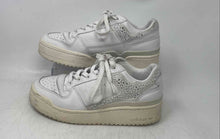 Load image into Gallery viewer, Adidas Womens Forum Bold White Silver Leather Lace-Up Sneakers Shoes Size 7