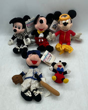 Load image into Gallery viewer, Lot Of 5 Pcs Disney Plush Stuffed Animal Mickey Mouse Mixed Outfits With Tags