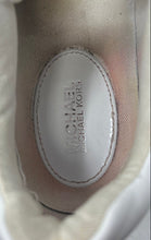 Load image into Gallery viewer, Michael Kors Womens Emmett White Embossed Monogram Sneakers Shoes Size 7.5M