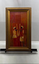 Load image into Gallery viewer, Wood Home Decor Wall Hanging Square Framed African Figures Art Painting