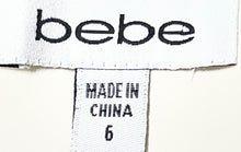 Load image into Gallery viewer, Bebe Womens White Back Zip Slit Knee-Length Straight & Pencil Skirt Size 6