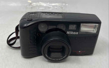 Load image into Gallery viewer, Nikon Zoom Touch 600 Black Built-In Flash 35mm Point & Shoot Film Camera
