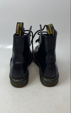 Load image into Gallery viewer, Dr. Martens Womens 1460 Black Leather Round Toe Lace-Up Combat Boots Size 7
