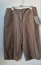 Load image into Gallery viewer, Willi Smith Womens Brown Pockets Cropped Capri Pants Size 10P With Tag