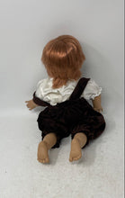 Load image into Gallery viewer, Red Hair Collectible Collector Doll In Brown And White Outfit