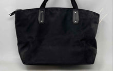 Load image into Gallery viewer, Michael Kors Womens Black Outer Pocket Double Strap Zipper Medium Tote Purse